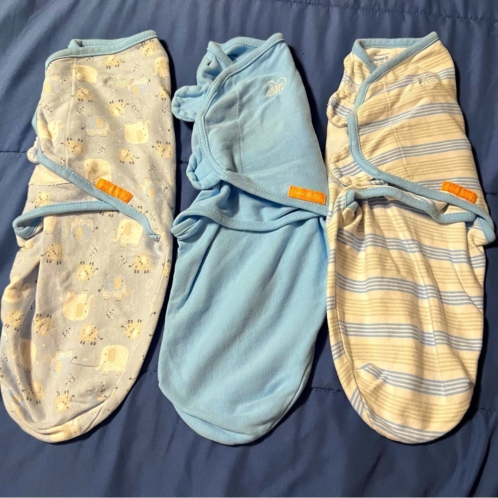 Swaddle Me Baby swaddles size Sm/Med Set of 3